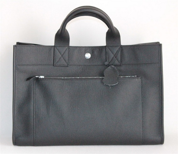 Replica Hermes Cowhide Cabag Weekender Bag Black 6008 On Sale - Click Image to Close